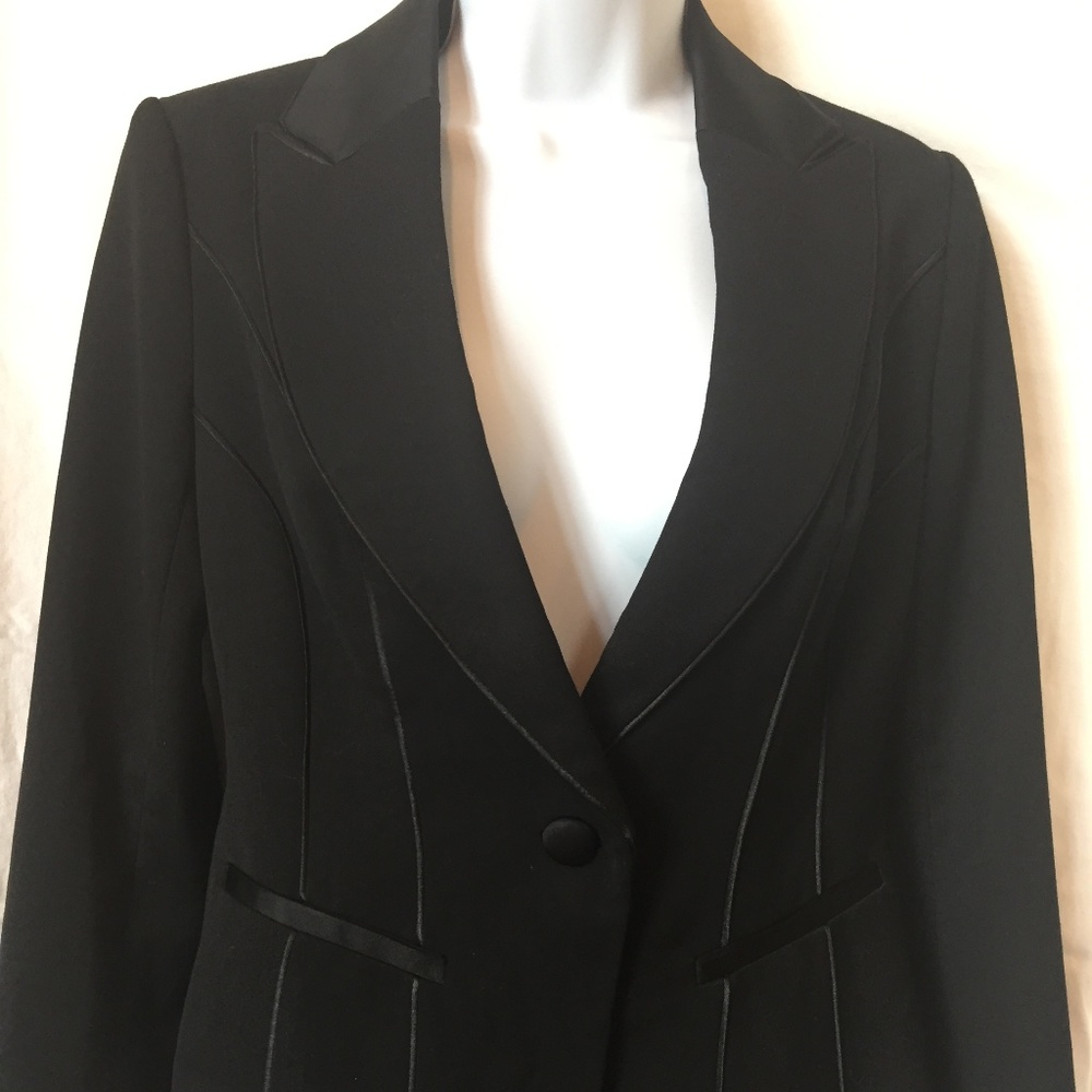 Black tuxedo jacket
